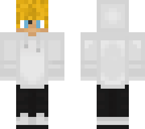 white hoodie
