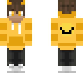 yellow hoodie