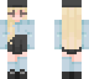 - blue girl -