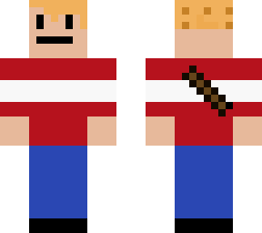 a guy with a stick