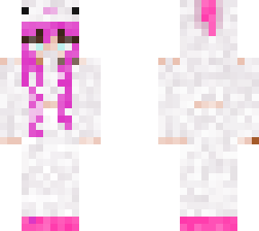 axolotyl hoodie girl (pink and white)
