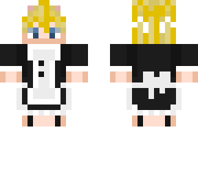 blonde maid boy