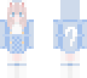 blue cat girl remake