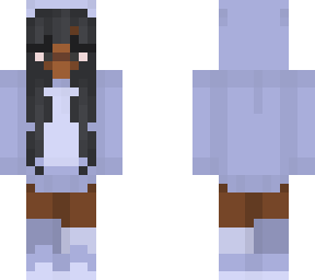 blue hoodie
