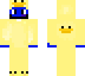 cookie monster in a duck suit