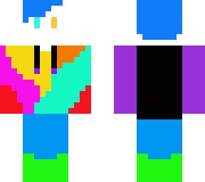 cool blue hair guy
