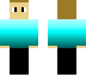 cool cyan fading shirt guy