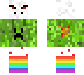 creeper hoodie skeleton