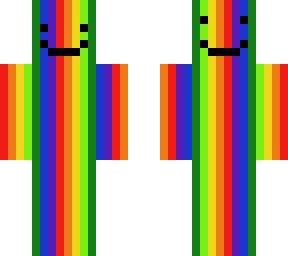 double sided rainbow skin