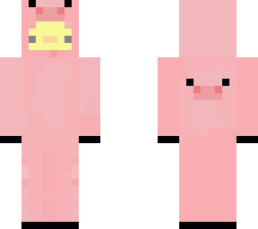 duck in pig onesie :3