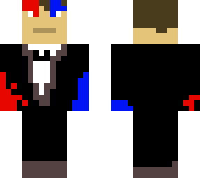 fire ice in a suit