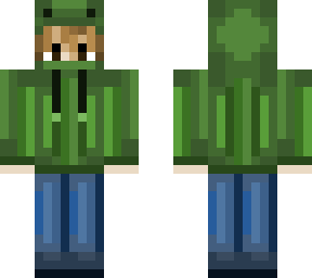 froggers_pog in frog hoodie