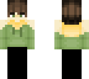 girl in green jacket