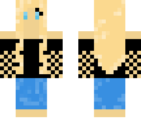 girl with net shirt