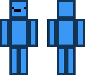 guy with blue