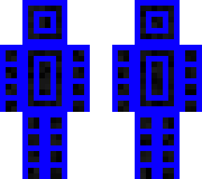 haha skin go blue
