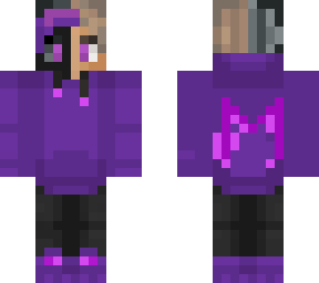 half ender purpled skinnn