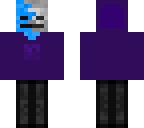 half skeleton guy