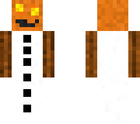 jack-o-lantern snow golem
