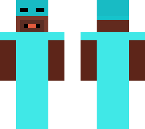 me in minecraft (with diamond armor