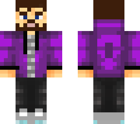 me in purple hoodie