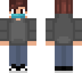 minecraft man w mask