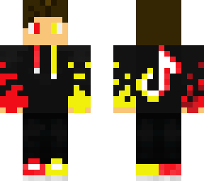 mixed yellow and red tiktok gamer
