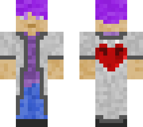 my first minecraft skin (updated v 1.1)