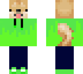 neon green doge