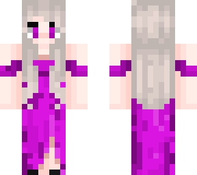 pink dress girl steak