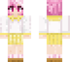 pink hair anime girl