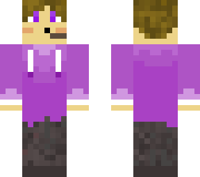 purple guy with headset