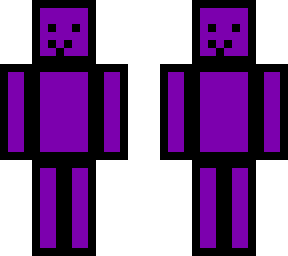 purple two faced box dude