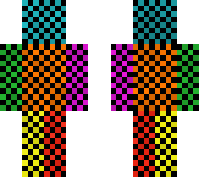 rainbow checker