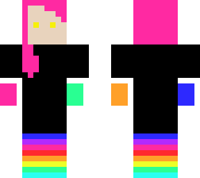 rainbow gamer girl