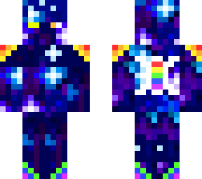 rainbow infused galaxy steve