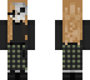 recolored skin skull