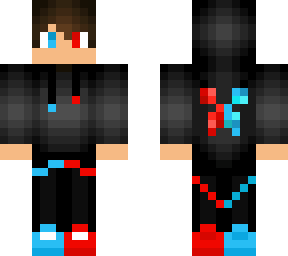 red and blue