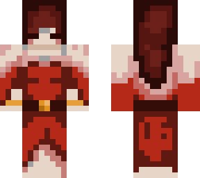 red dress