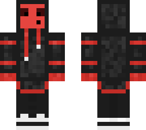 red slime in a hoodie