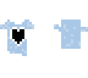sky blue heart shirt(original)