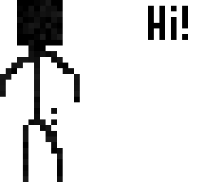 stickman saying hi rough