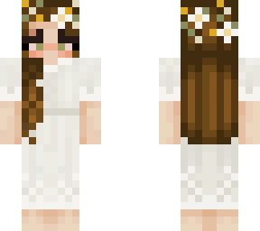 white flower dress