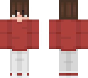 basic red hoodie bubs