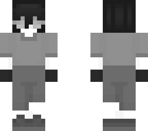 black and white