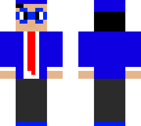 blue cartoon guy