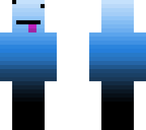 blue fade into black derp