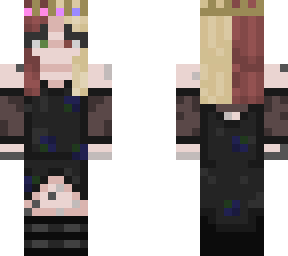 blueberry dress ~female ranboo~ | Minecraft Skin
