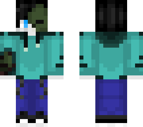 boy halloween zombie skin