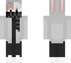 bunny boy with scarf